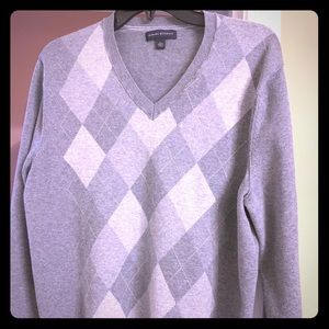 Polo v neck sweater